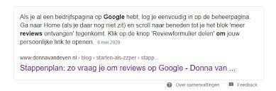 bovenaan staan bij google