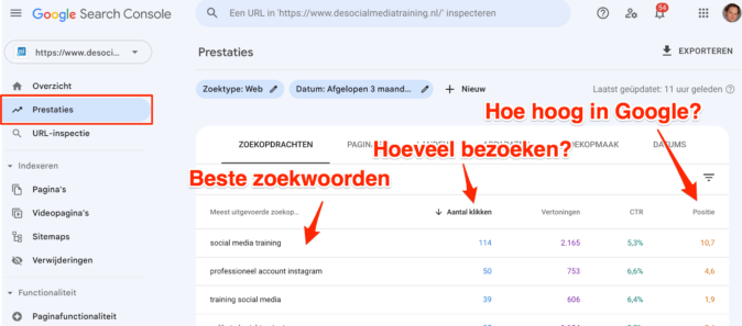 website vindbaar op google