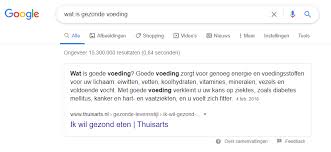 scoor hoger in google