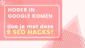 hoog komen in google