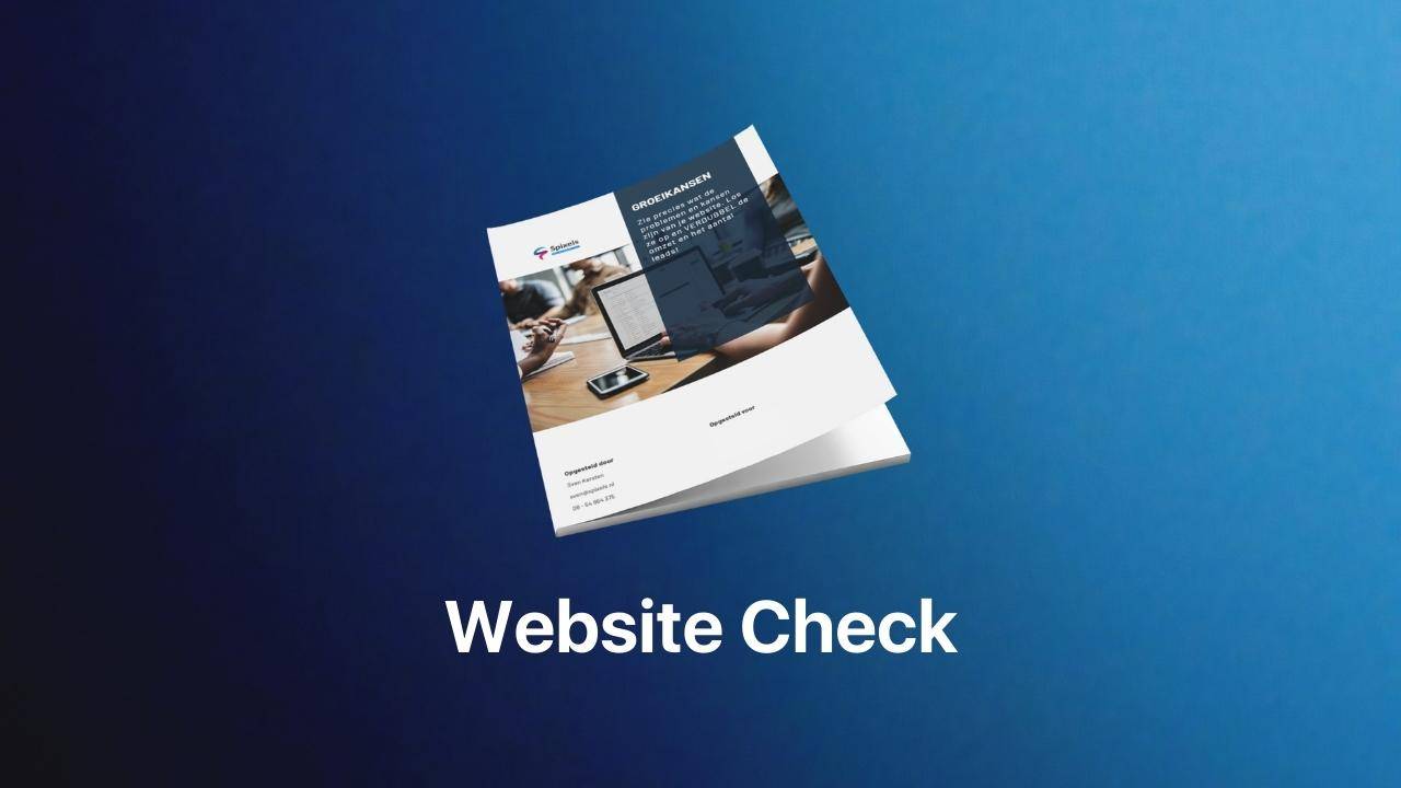 website optimalisatie check