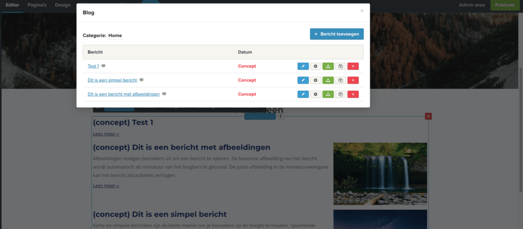 je website bovenaan google
