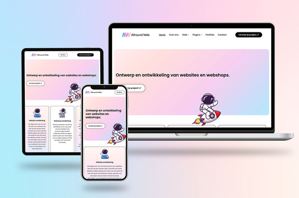 mobiele website laten bouwen