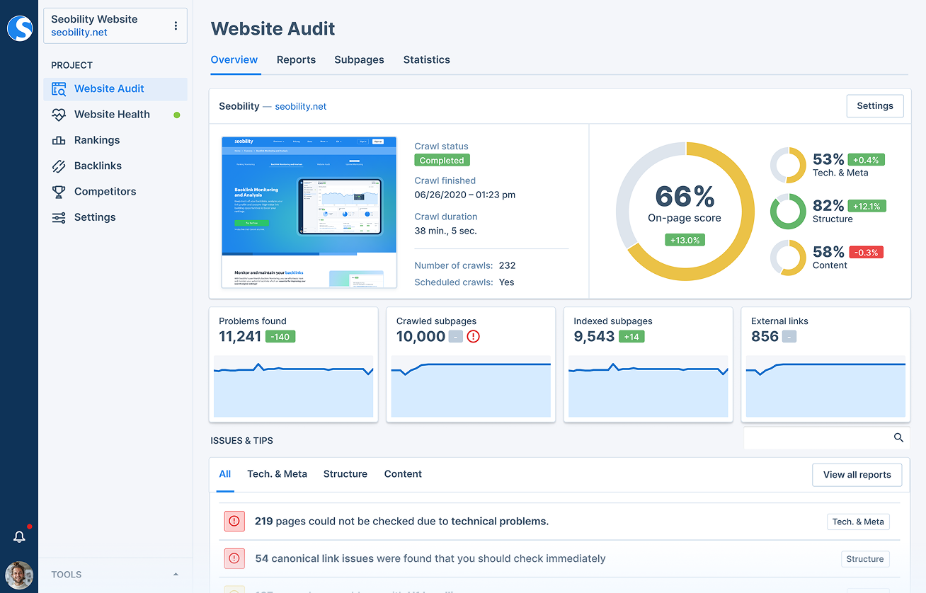 seo optimalisatie check