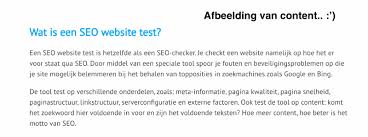 seo test website